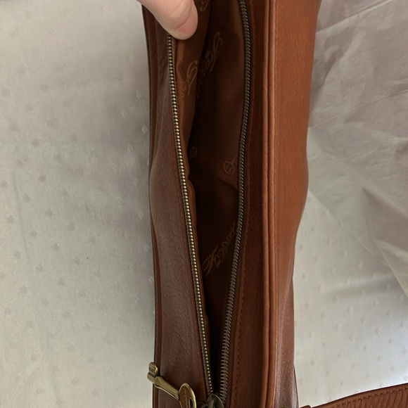 Fossil 75082 Envelope Camel Boho Leather Travel Crossbody Messenger Bag - Picture 5 of 12